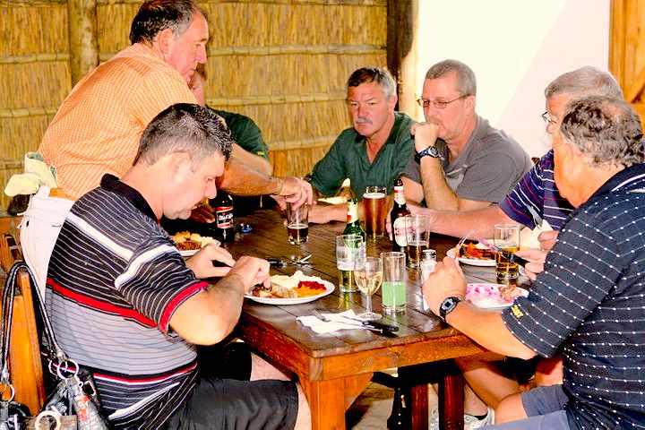 Lunch in the Hunters Retreat Boma
